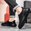 Fashion Men's Shoes 2025Summer Breathable Mesh Shoes New Comfort Walking Flats Men Casual Sneakers Classic Slip on Loafers Driving Shoes