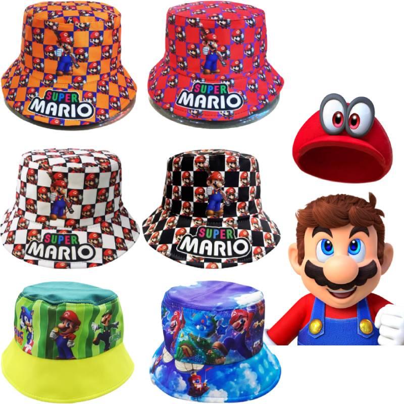 Super Mario Printed Fisherman Hat For Men And Women
