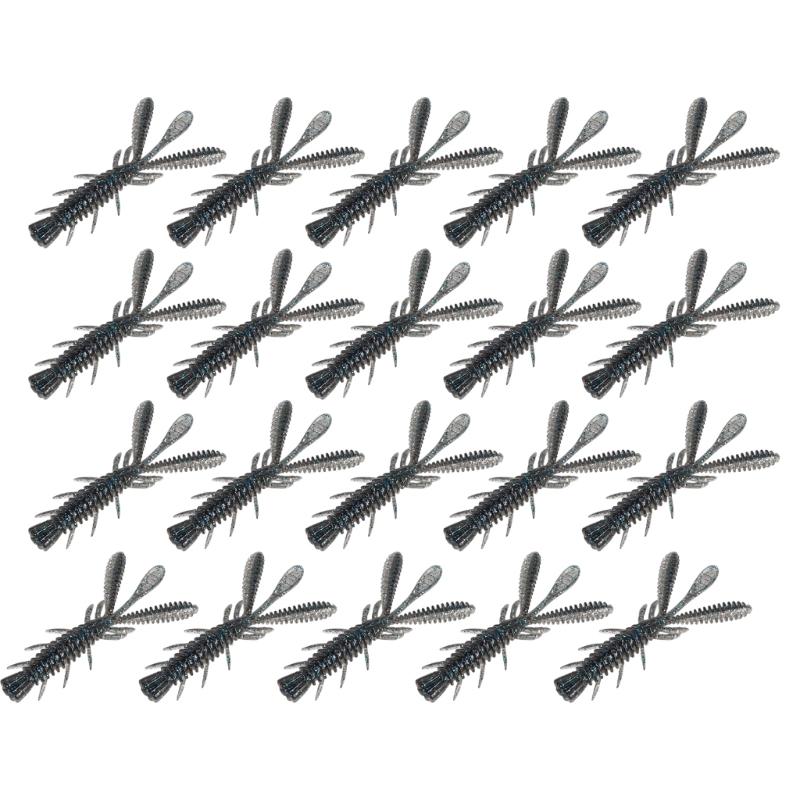 20PCS Soft Fishing Crawfish Lure Lobsters Baits Floating Shrimp Lobsters Baits Crayfishs Lure Swimbait Enduring