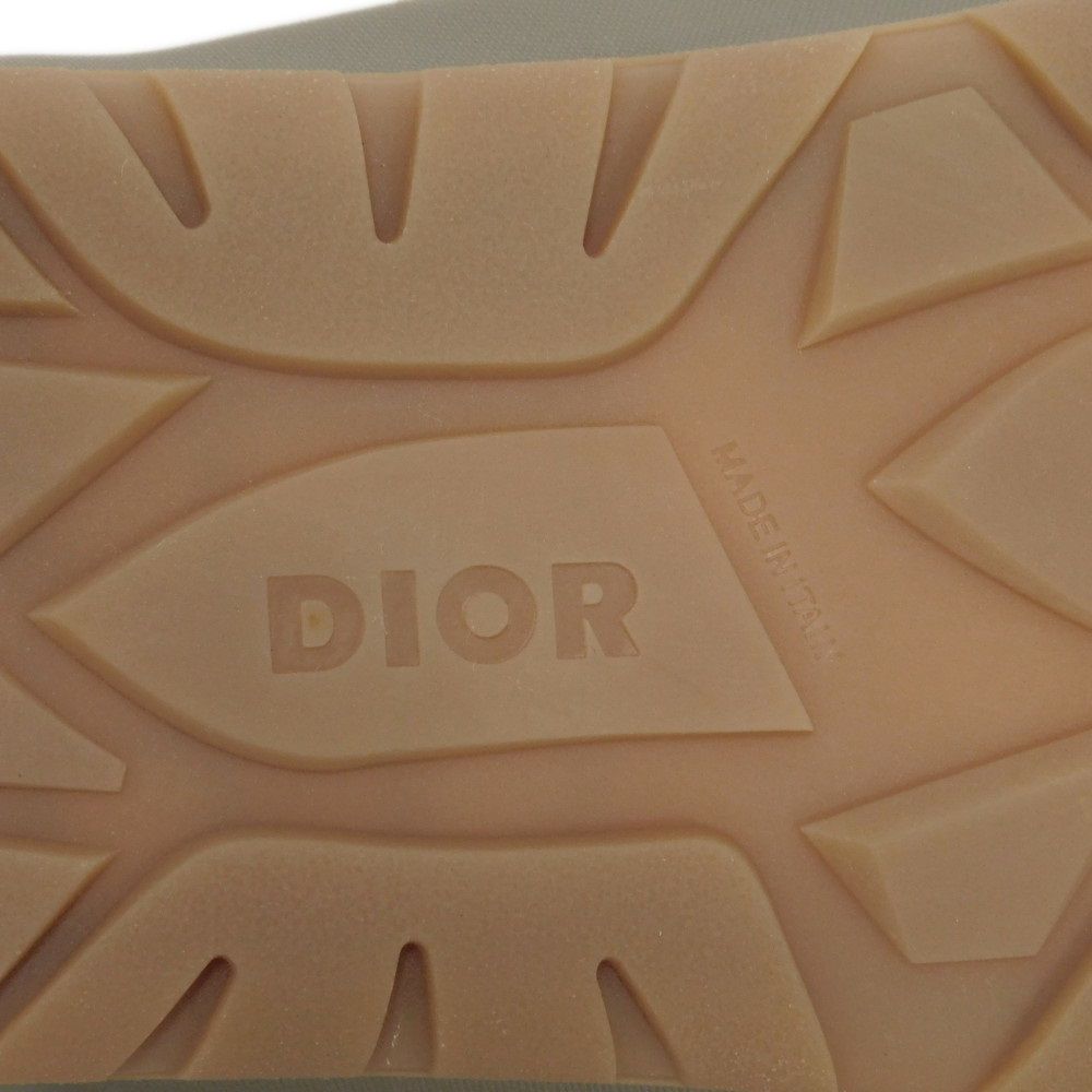 Used 10656 Snow Slippers 3SA089ZHN_H161 7897 39 Logo Calfskin Rubber 9.4" Oblique Quilted Nylon Excellent Condition