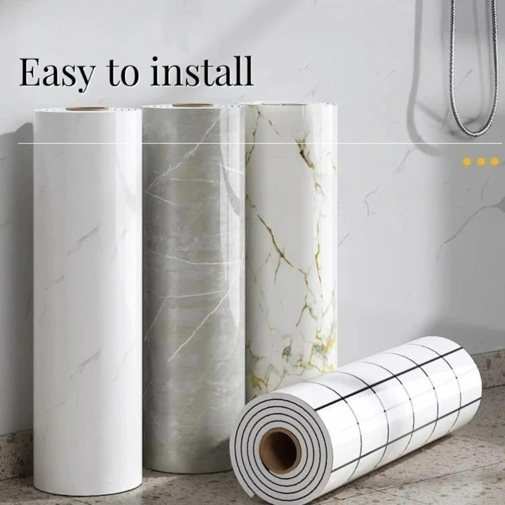 Imitation Marble Wallpaper Waterproof Wall Paper New Wall Stickers  for Decorating Walls