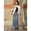Jiu Zi Anna Kou Retro Stand Collar Short Workwear Jacket