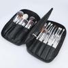 Portable Foldable Makeup Brush Bag with Stand-Up Design