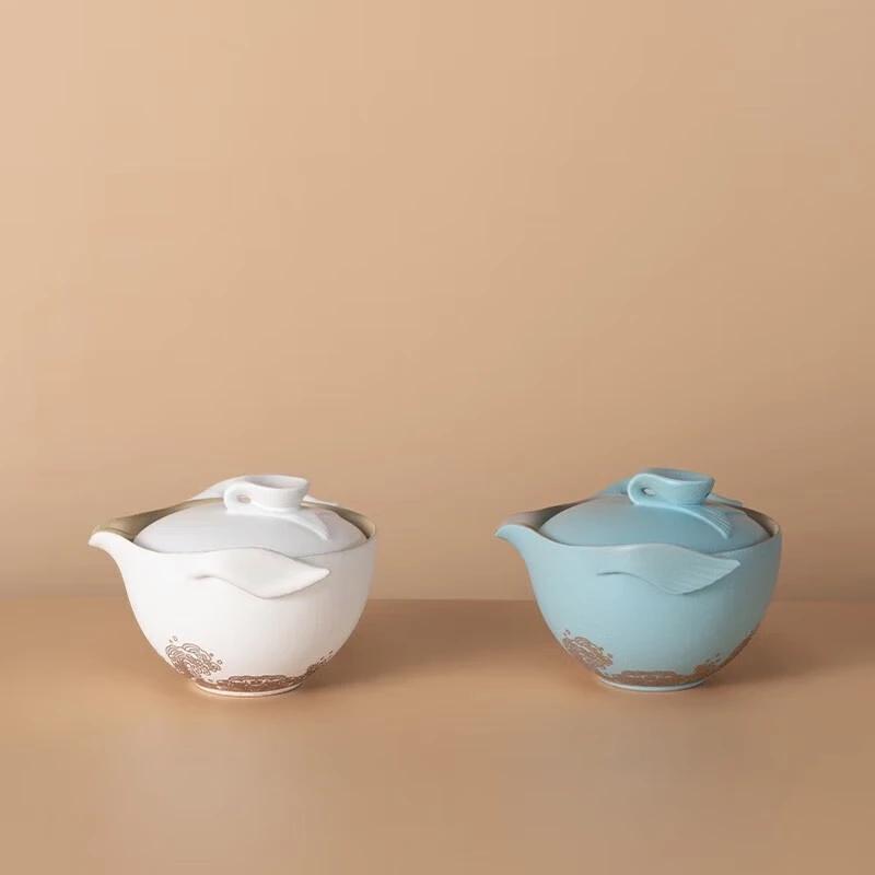 Wanqiantang Kun 4-Piece Easy Brew Travel Tea Set
