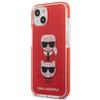 Karl Lagerfeld Klhcp13Stpe2Tr Iphone 13Mini 5,4 Hardcase Czerwony/Red Karl&Choupette Head