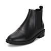 Leather Mold Chelsea Ankle Boots 3cm Bbf858bk