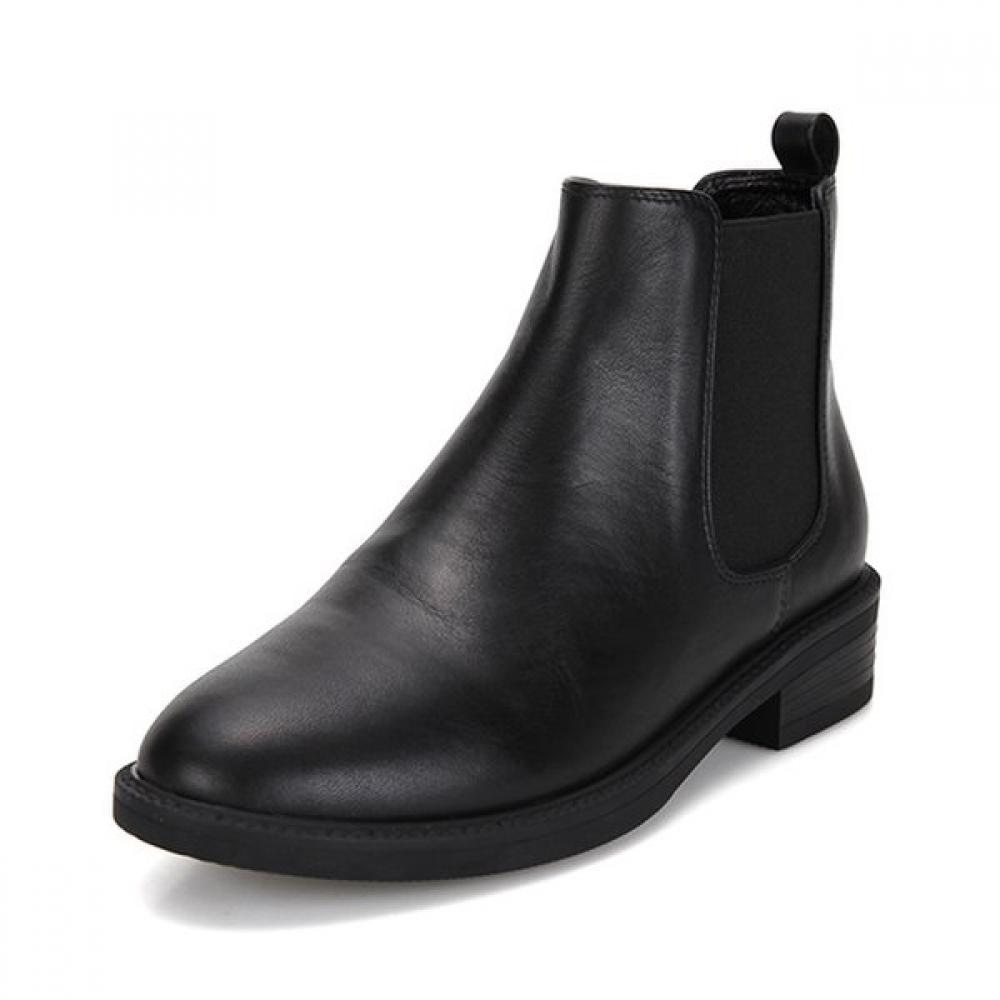 Barbara Leather Mold Chelsea Ankle Boots 3cm Bbf858bk 250mm