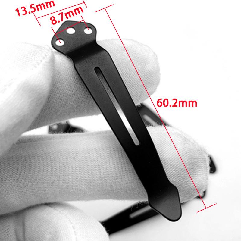 1 kus Tc4 titanové slitiny máslo 551 zadní kapesní klip Zt pro nůž ZT0620 0630 EM