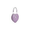 VIVIENNE WESTWOOD Belle Heart Shaped Silhouette Ball Pendant Recycled Polyurethane Wallet Women Wallet Purple 4304006NS000DLAPURPLE