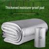 Covoraș de Picnic Impermeabil din Folie de Aluminiu Dublă Față – Covoraș Gros de Exterior pentru Persoană Singură/Dublă/Multiple – Saltea de Dormit pentru Cort de Camping
