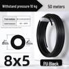 Zhuo Ji 8mm High-Pressure Transparent PU Air Hose for Air Compressors (Sizes: 4/6/10/12/14/16)