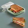 Silicone Sandwich Toast Case Leakproof Soft Sealed Lunch Box Reusable Foldable Lunch Box for Outdoor Picnic