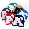 Acrylic Letter Beanie Hat For Women And Men Winter Warmth Street Style