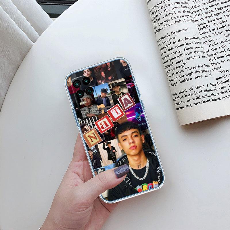 Natanael Cano Transparent Phone Case for LG K22 K30 K40 K40S K41 K42 K50 K50S K51 K51S K52 K61 K62 K71 K92 Q61