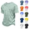 Men's Casual Loose Fit Short Sleeve T-Shirt Gradient Print Crew Neck Lightweight Soft Fabric Summer Wear