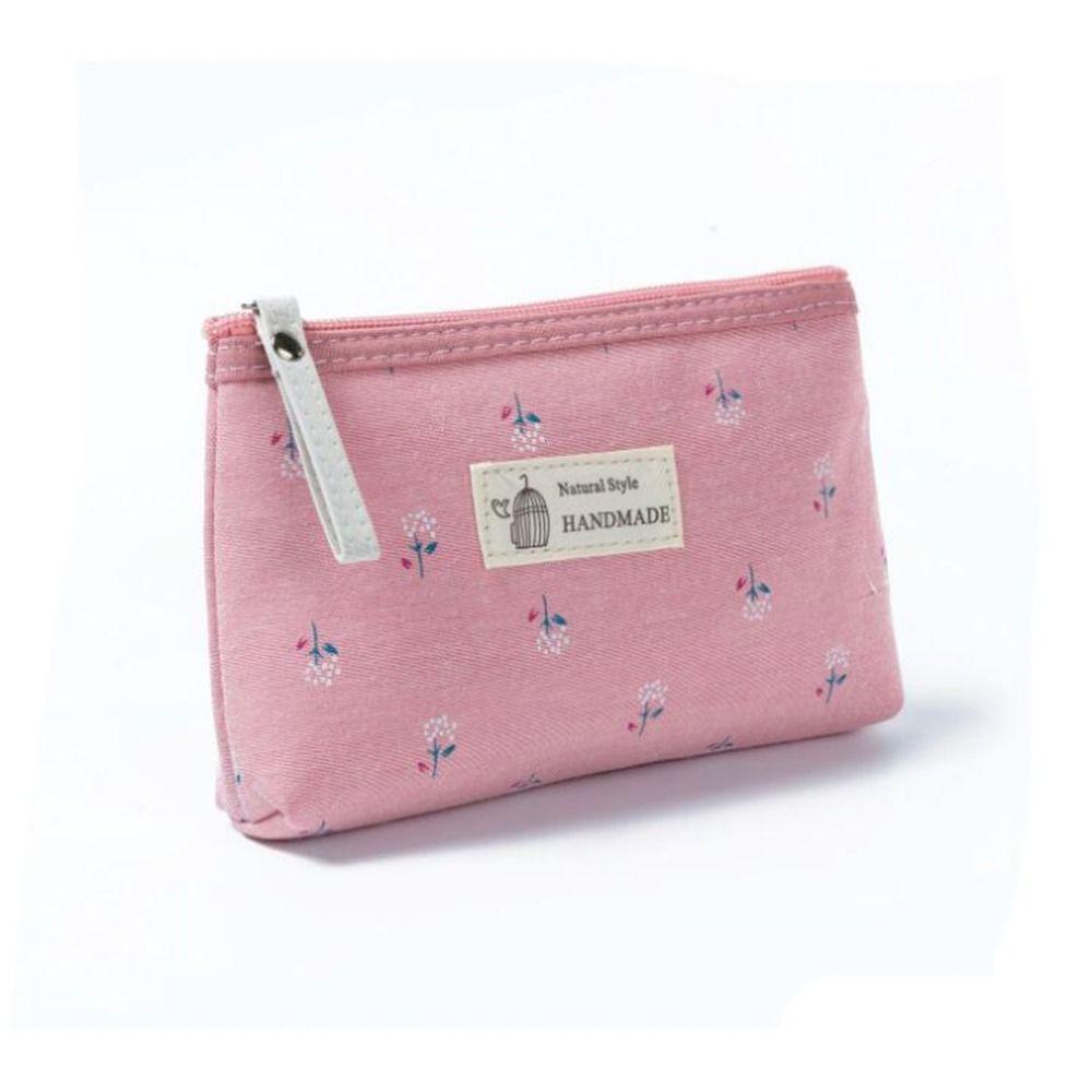 Up Bag Travel Small Coin Purse Rectangle Storage Bag Toiletry Organizer Purse Canvas Cosmetic Bag