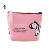 Women's Cute Animal Canvas Zipper Wallet Coin Pocket Key Holder Case Bag Purse