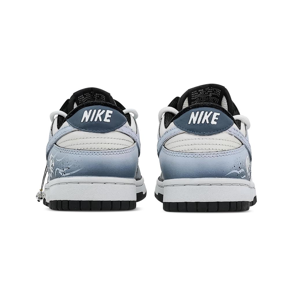 Nike Dunk Horse Step Plovoucí Světlo Protiskluzové Odolné proti oděru Nízké Skateboardové Boty Unisex Černá Modrá HF5441-100(Tým773-)