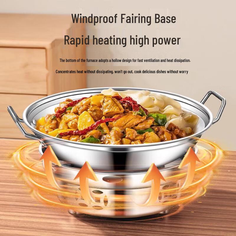 ZISIZ Solid Alcohol Stove and Hotpot Set
