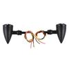 1 Paar Universal Motorrad Rot Gelb LED Bremslicht DRL Blinker Rücklicht