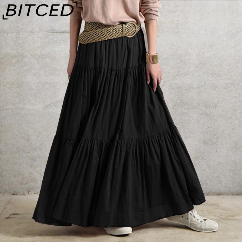 BITCED Damenmode Lässig Sommer Frühling Rock