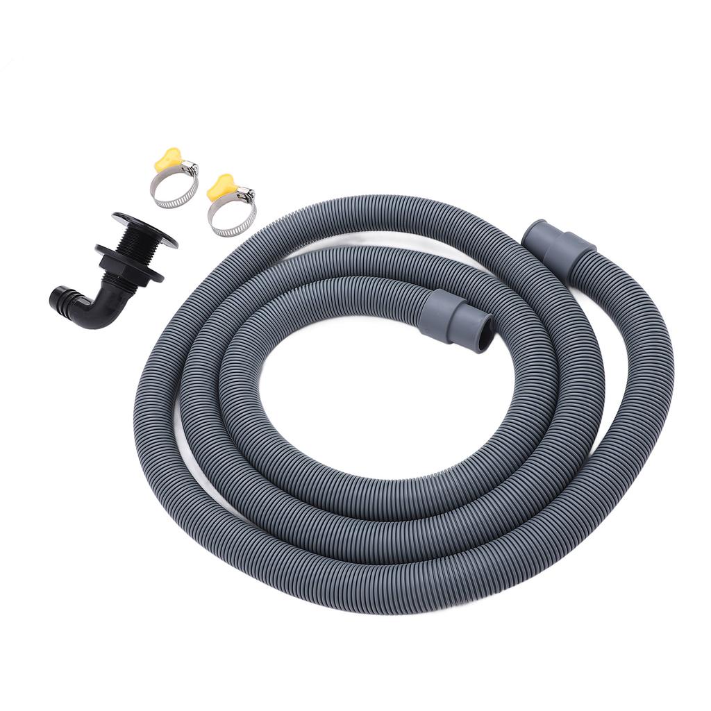 750GPH Bilge Pump Installation Kit High Pressure Resistant 0.75in Dia. 6.56ft Bilge Pump Hose with 90 Degree Fitting Check Valve