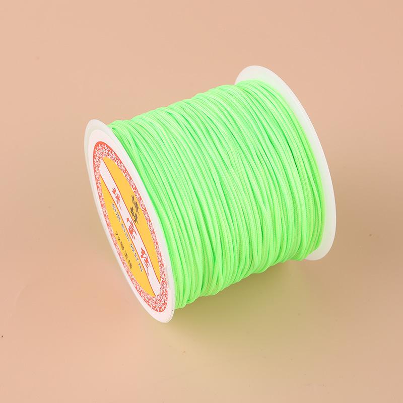 Boting Jade No. 72 0.8mm Nylon Thread for DIY Braided Cord Bracelet Weaving and Pendant Making.