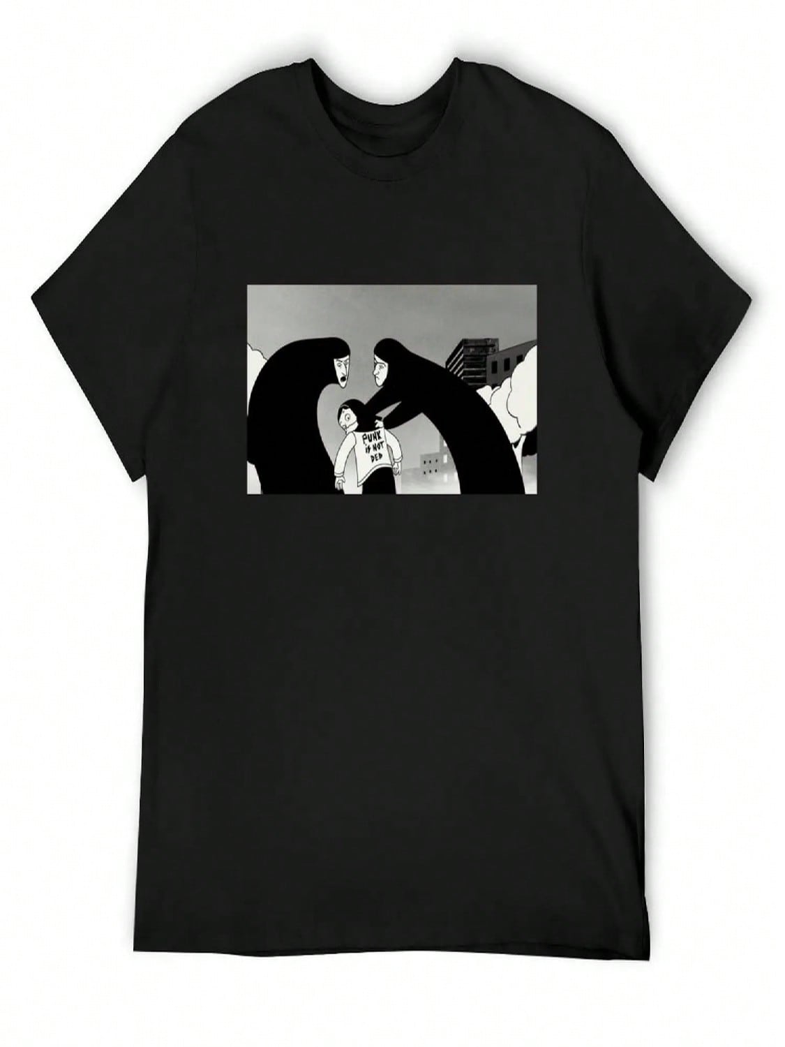 Punk Is Not Ded, Persepolis T-Shirt Funny Meme T-Shirts Plus Size Tops Anime Figures Oversized T Shirts For unisex S разноцветный