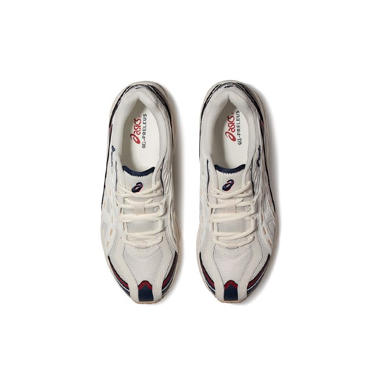 Asics Gel-Preleus Low Top Sports Casual Shoes Unisex Sneakers White Blue Red 1201A838-102