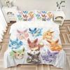 3pcs Adorable Pokémon Quilt Set Cartoon Themed Bed Quilt Set Lovely Character Bedroom Decor Bed Quilt