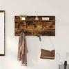 Wall Mounted Nightstand Smoked Oak 80 x 40 x 12 cm