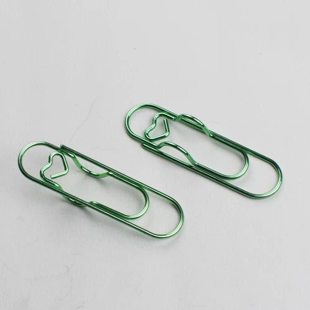 Love Model Paper Clips Metal Pen Holder Separator Pages Tags  School Supplies Accessories