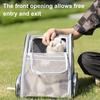 Cat Backpack Carrier Portable Pet Carrier for Medium Small Dog Cat Up To 5kg Ventilated Mesh Dog Travel Carrier for Hiking Walking Outdoor Use