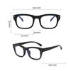 Vintage Glasses High-Quality Anti-Blue Light Glasses Black Frame Glasses Fashionable For Work Long Screen Time Casual Outings