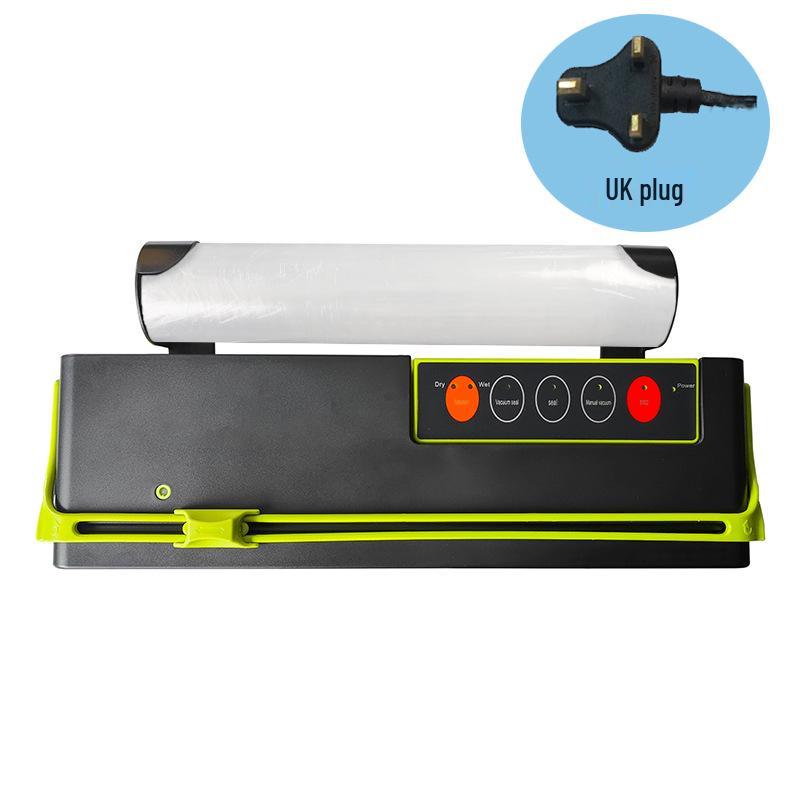 Commercial Vacuum Sealer for Food: Dual-Use Machine with Textured Bags for Dry & Wet Sealing