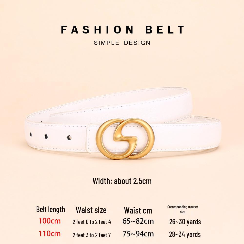 Women's Angola Red Genuine Leather Waist Belt - Fashionable, Versatile, and High-End Cowhide Accessory for Suits and Coats