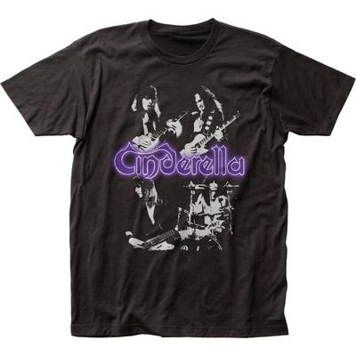 Camiseta Retro Americana para Hombre de Cenicienta Camiseta de Banda Clásica de Música Rock Verano Nueva Moda Retro Streetwear