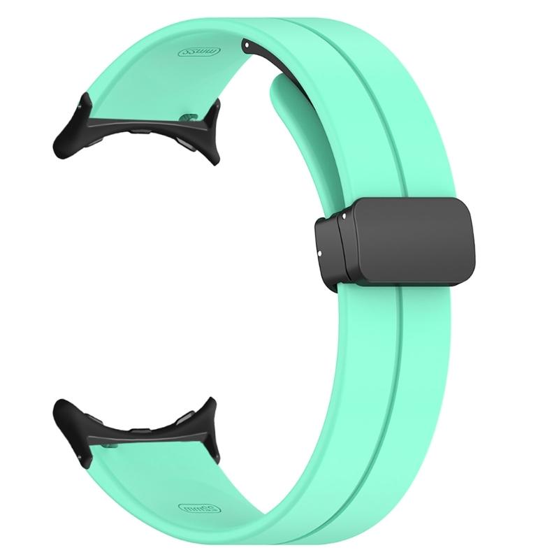 Suitable for Pixel Watch 2 Smartwatch Adjustable Fashion Silicone Belt Wristband Magnetic Bracelet Waterproof Soft Strap
