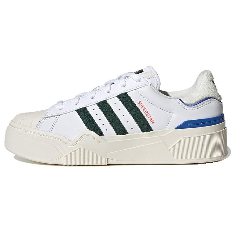 (WMNS) adidas Superstar Bonega 2B  White Green Royal  Women s HQ9884 EU 37⅓