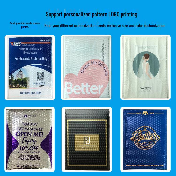 Thickened Color Bubble Bags - 140g Co-Extruded Film Packaging with Foam