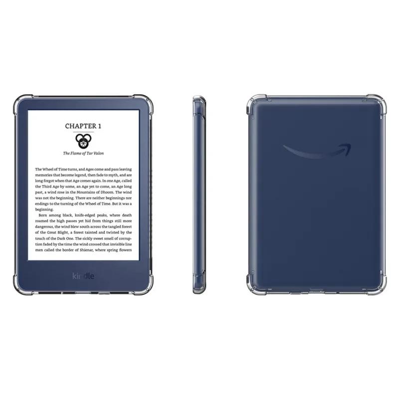 Clear Silicone Case for For Kindle Paperwhite6 54321 2024 Protective Shell Funda Shockproof Case for Kindle 11th 6/6.8 '' Cover