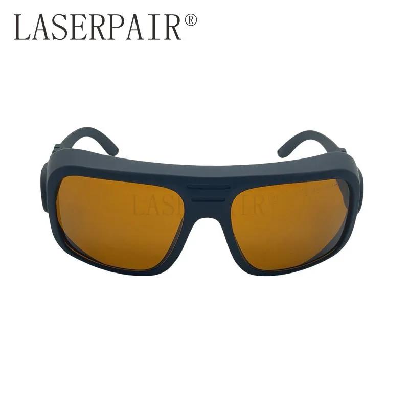 New Arrival Medical Lab Laser Safety Goggles OD6 1064nm 532nm 808nm Laser Glasses OD5 Laser Protective Glasses Eye Protection (Brown,safety glasses)