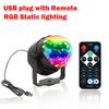 LED Stage Disco Light Rotating DJ Ball Strobe Remote Sound Control Magic Dance Car RGB Christmas Gift Club Party Laser Show Lamp