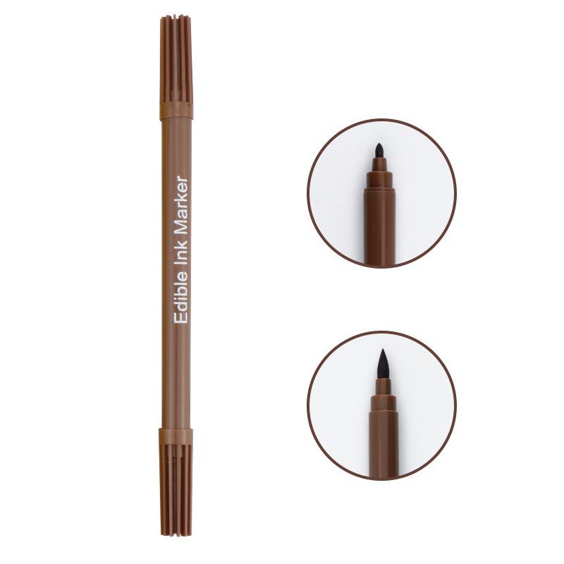 

Пищевой фломастер для выпечки, для украшения тортов, для маркировки, для рисования граффити, для раскрашивания коричневый