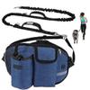 Haustiertrainingstaschen, Leckerchentaschen für Haustiere, Artefakte zum Gassi gehen mit Hunden, Praktische Lauf-Taschen, Freihändige Hundeleinen Blau