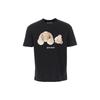T-Shirts Men's Black Crew Neck Moderate Straight Fit PMAA001F21JER0231060 Black