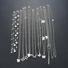 11pcs Simple Heart Butterfly Moon Pendant Necklaces For Women Elegant Silver Color Star Crystal Imitation Pearl Jewelry Set 2026