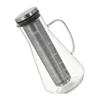 Cold Brew Coffee Maker with Stainless Steel Filter Borosilicate Glass Sealed Cold Brew Coffee Pitcher Jar for Ice