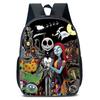 Christmas Eve Horror Thenightmarebeforechristmas Primary And Secondary School School Bags Men'S And Women'S Backpacks