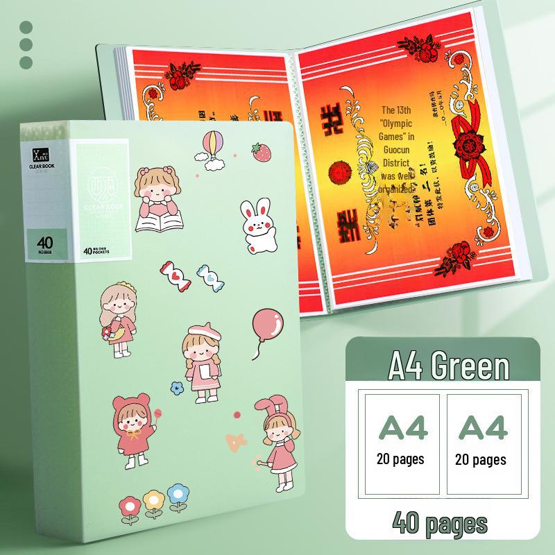 A3/A4 Award Certificate & Art Collection Folder for Kids